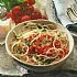 Spaghetti met tomaat, munt en basilicum