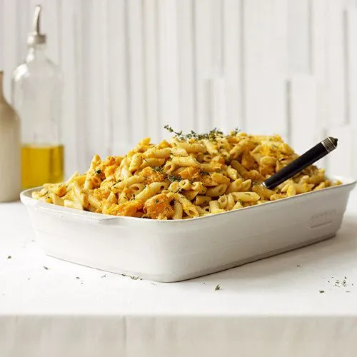Penne met pompoen