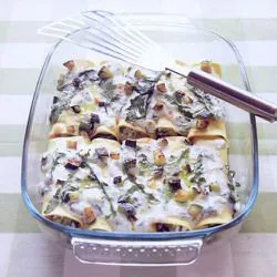 Tip: Cannelloni met courgette, ricotta en rucola