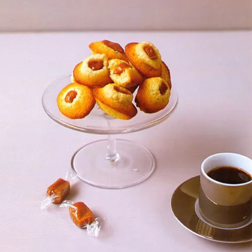 Madeleines met karamels