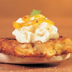 Tip: Aardappelkoekjes met mangocrème