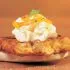 Aardappelkoekjes met mangocrème