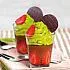 Recept Chocolademousse met aardbeien en pistacheroom