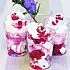 Frambozenmousse met meringues