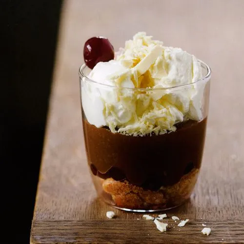 Trifle met amarenakersen