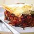 Moussaka met aubergine en linzen
