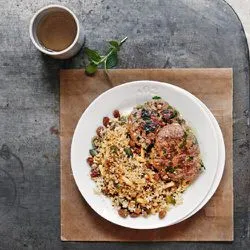 Tip: Libanese köfte met couscous met pitten en rozijnen