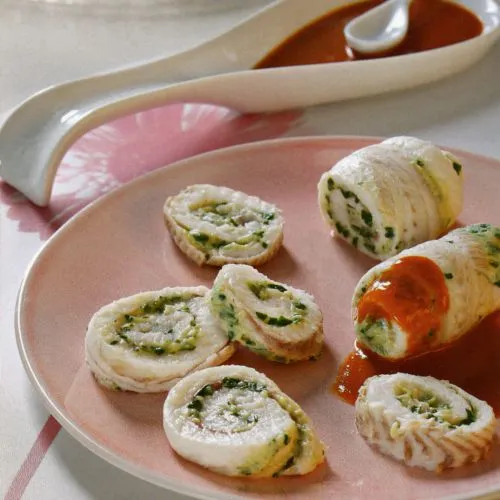 Tongrolletjes met peterselie