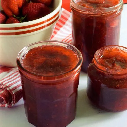 Aardbeienjam met vanille