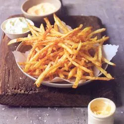 Tip: Frites met 3 soorten mayonaise