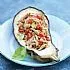 Gevulde aubergine met tonijn