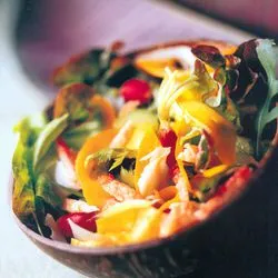 Tip: Krabsalade met mango en radijs
