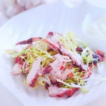 Avocadosalade met zeevruchten
