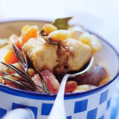 Cassoulet met konijn