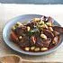 Lamstajine met dadels en amandelen uit de slow cooker