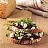 Open sandwich met zongedroogde tomaten en geitenkaas