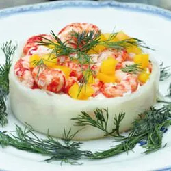 Tip: Gerookte heilbot met rivierkreeftjes