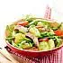 Tonijnsalade met boontjes, tomaten en rucoladressing