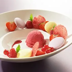 Tip: Frambozensorbet
