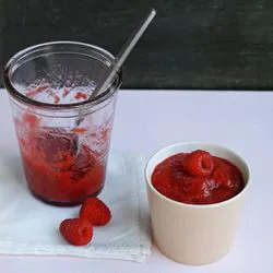 Tip: Framboos-rabarber compote met esdoornsiroop