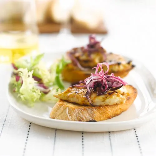 Gourmet recept: kipfilet met gekarameliseerde ui