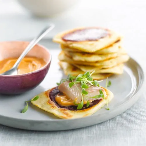 Gourmet recept: pannenkoeken met gerookte forel