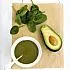 Koude spinaziesoep met avocado