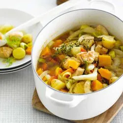 Tip: Kalkoenstoofpotje met wintergroenten