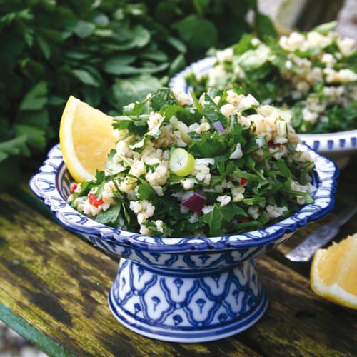 Onderdrukking Verleiding Stal Tabouleh met verse kruiden - recept - okoko recepten