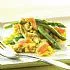 Roerei met gerookte zalm en asperges
