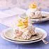 Pavlova's met ananas en kokosrum