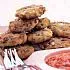 Krabkoekjes met paprika-chilidip