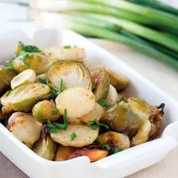 Tip: Gebakken pastinaak en spruitjes