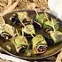 Courgette-rolletjes met gerookte zalm en nori