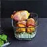 Recept Tomatenquenelles in gerookte ham met gegratineerde courgette