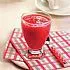 Smoothie met aardbei en rabarber