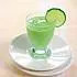 Smoothie met ananas, avocado en limoen