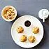 Dim sum met eendenborst en gekruide aubergine