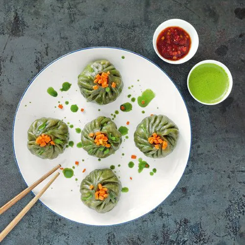 Dim sum met kalkoen en citroenblad