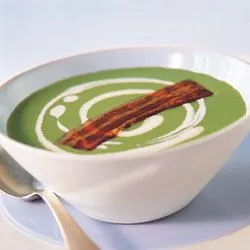 Tip: Gordon Ramsay: doperwtensoep met krokant spek