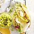 Taco's met zalm en mangosalsa