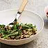 Quinoa met champignons en rucola