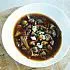 Bospaddenstoelensoep met roquefort