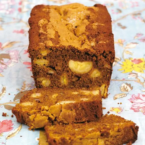 Bananenbrood van volkorenspeltmeel