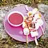Spiesjes met marshmallows en aardbeiensnoepjes