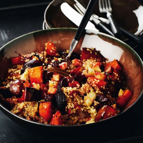 Quinoa met gegrilde groenten - recept - okoko recepten