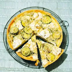 Tip: Courgettetaart met geitenkaas