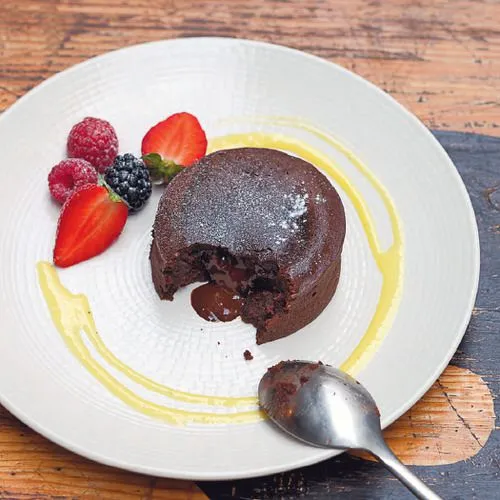 Glutenvrije chocolade moelleux