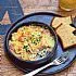 Glutenvrije gegratineerde macaroni met ham