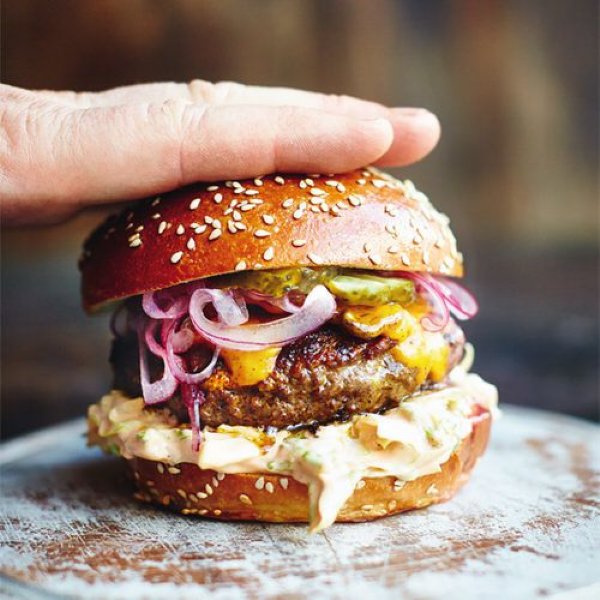 Grillig Nauwgezet uitzending Jamie Oliver: hamburger - recept - okoko recepten